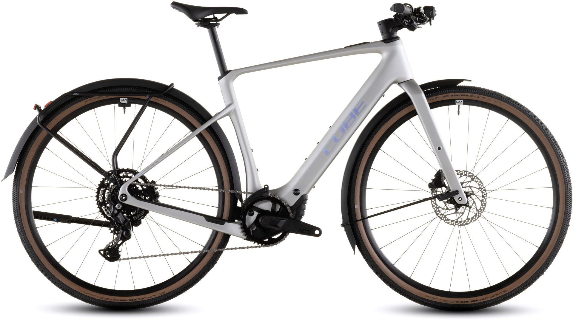 synqup_117510_360I_00_1920x1920 CUBE NULANE HYBRID C:62 RACE 400X FE sleekgrey´n´prism 2026 - Imagen 1