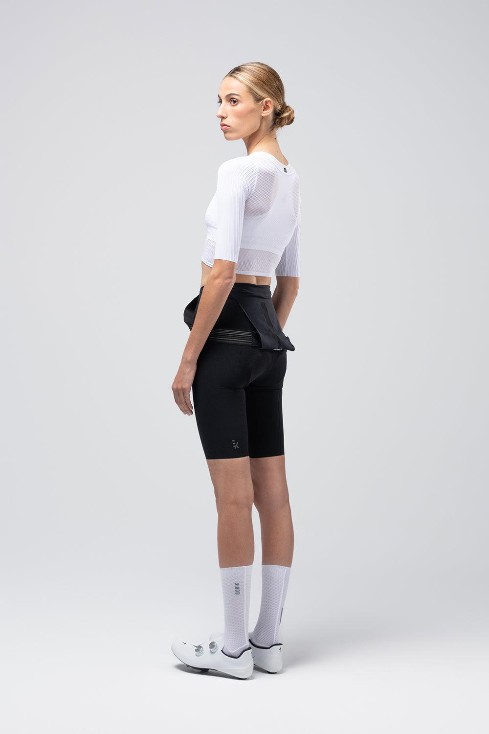 Gobik Boundary White camiseta interior aerodinámica en detalle