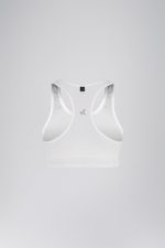 Detalle del top deportivo sin costuras Gobik Lithe Chalk