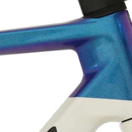 Megamo Pulse 05 CW White Blue 2026, detalle del cuadro