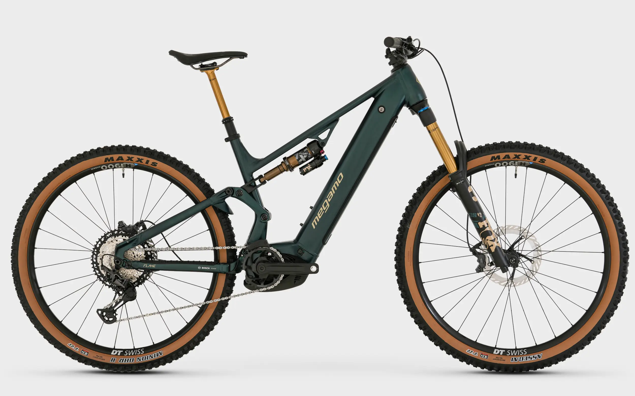 Detalle de la Megamo Flame AL 03 Dark Green 2026