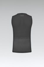 Detalle de la camiseta interior sin mangas Gobik Limber Skin Basalt sin mangas hombre