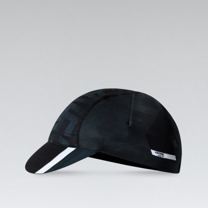 Detalle de la gorra de ciclismo Gobik Vintage Moonless