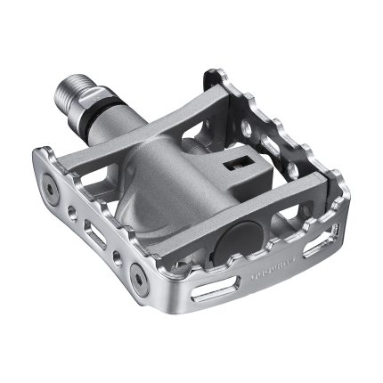 Pedales Shimano PD-M324 SPD/plataforma Plata vista 2