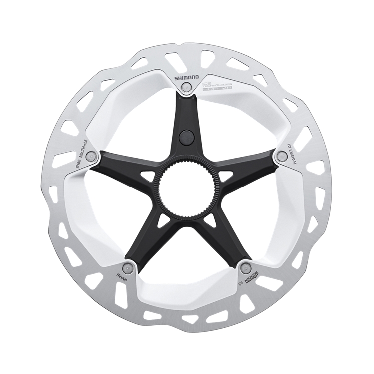 Disco de freno Shimano RT-EM810 E-bike Center Lock 203 mm detalle
