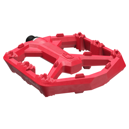 Pedales planos Crankbrothers Stamp 0 Large rojos vista 2
