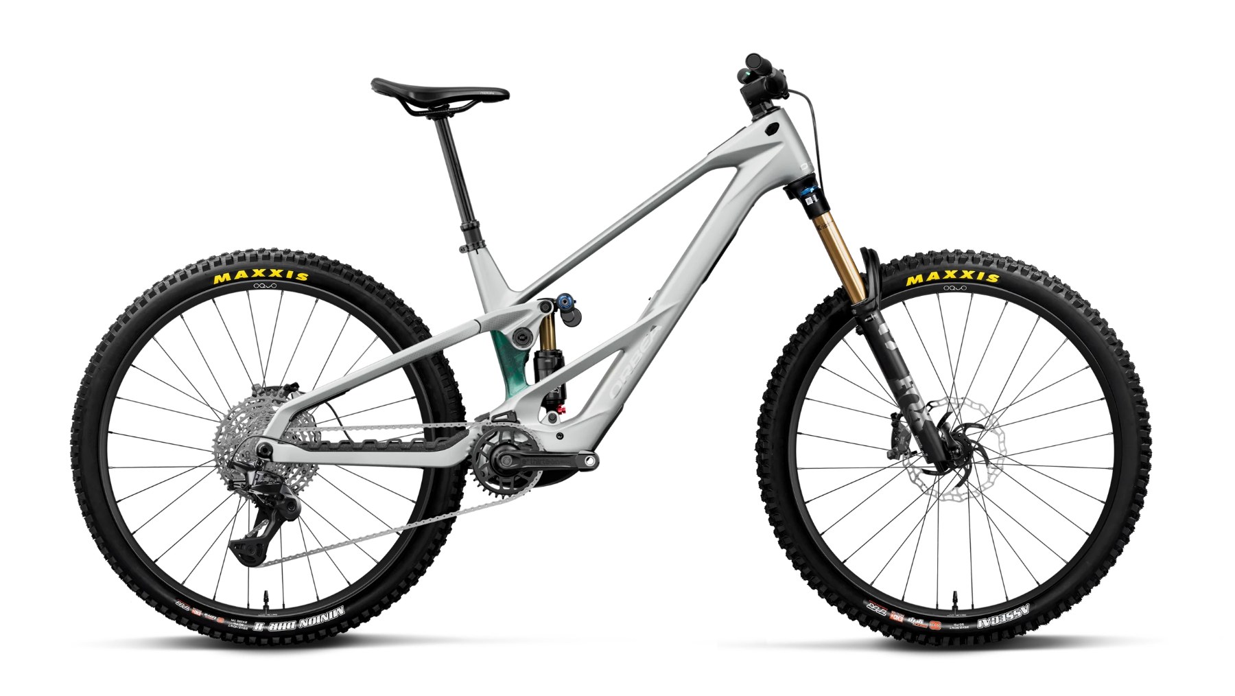 Orbea Wild LT M10 Smooth Silver 2027, vista lateral